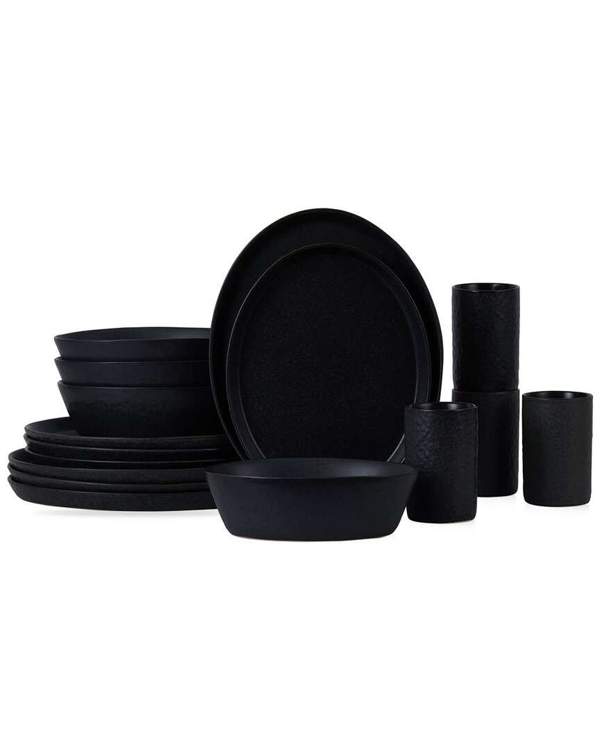 Stone By Mercer Project Stone Lain By Mercer Project Katachi 16pc Stoneware Dinnerware Set