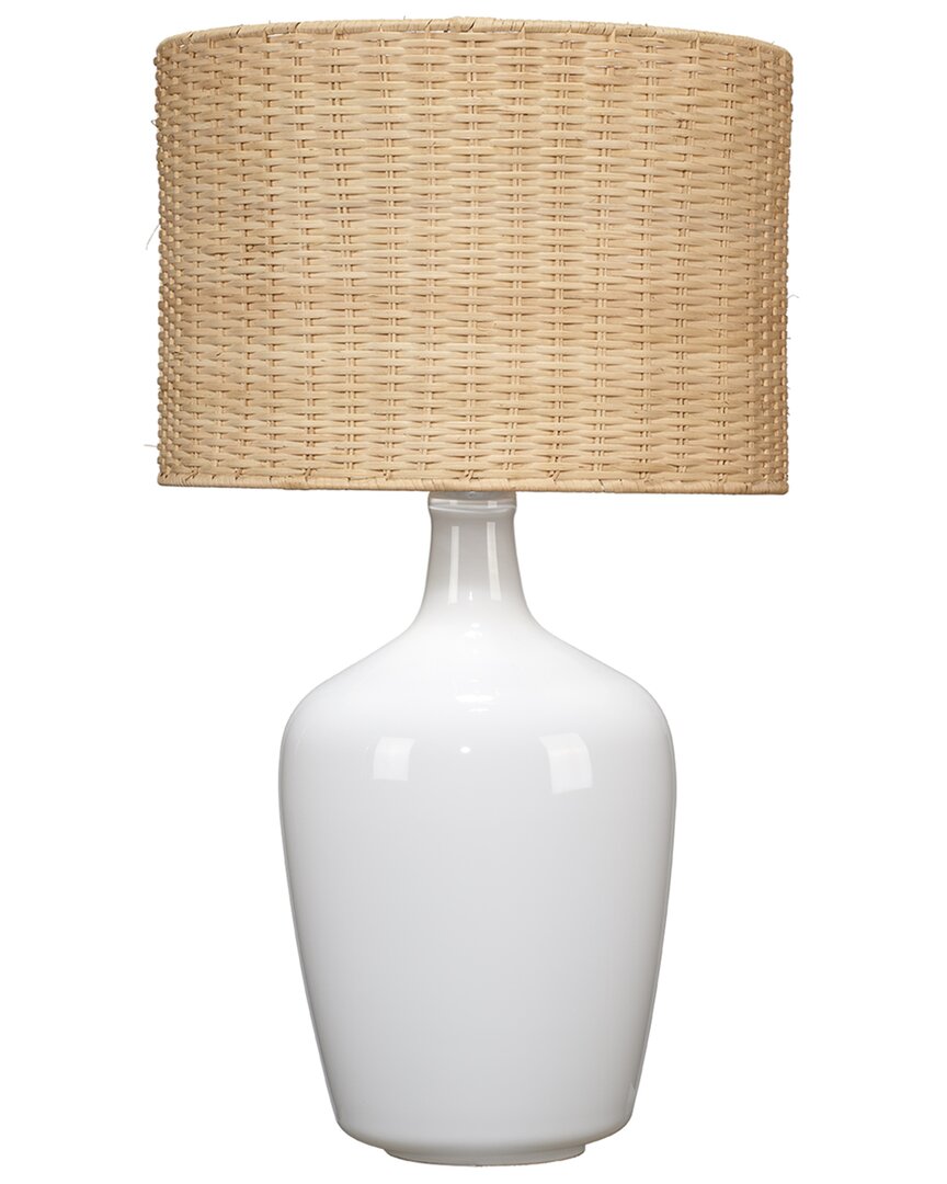 Jamie Young Plum Jar Table Lamp In White