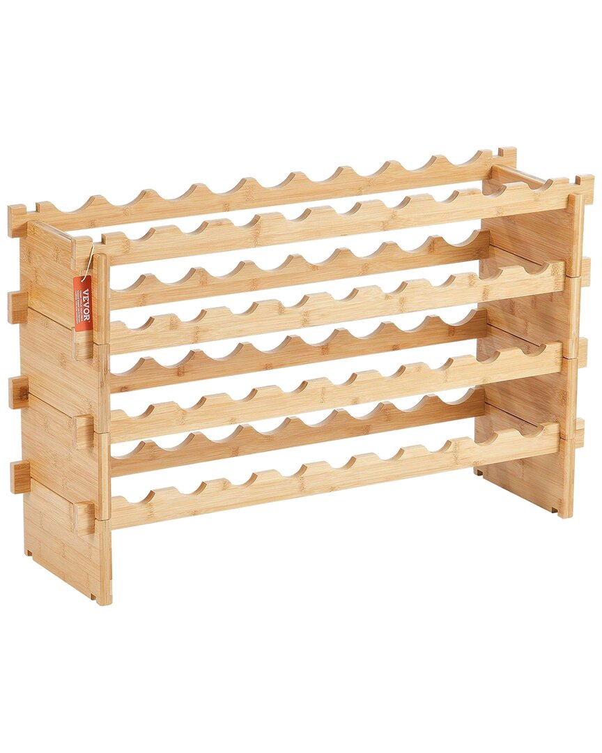 Vevor 36-bottle Stackable Modular Wine Rack In Pink