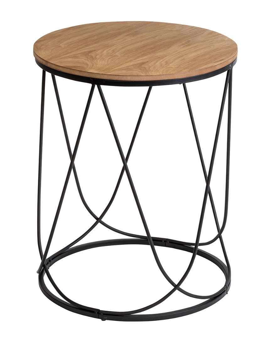 Honey-can-do Round Side Table Stool
