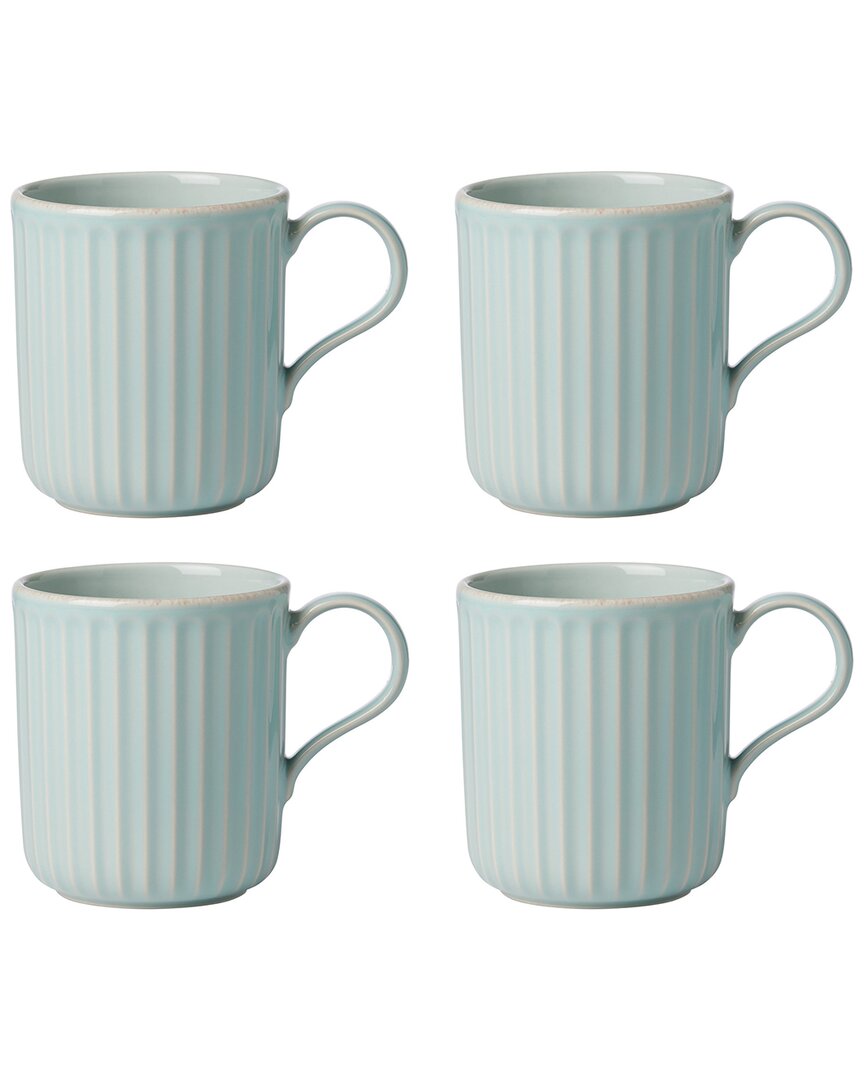 Lenox French Perle Solid 4 Piece Mug Set, Service For 4