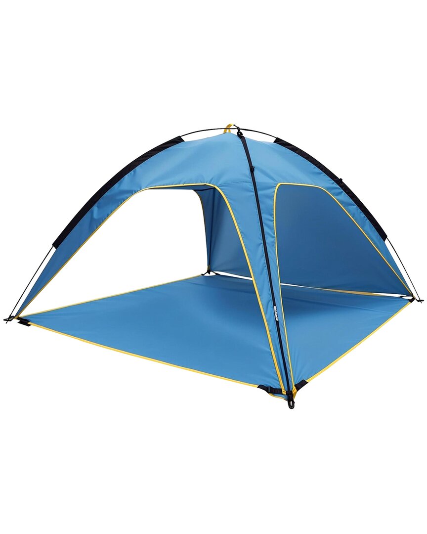 Fresh Fab Finds Waterproof Beach Tent Canopy For 4–6 People With 3 Doors & Carry Bag In Blue