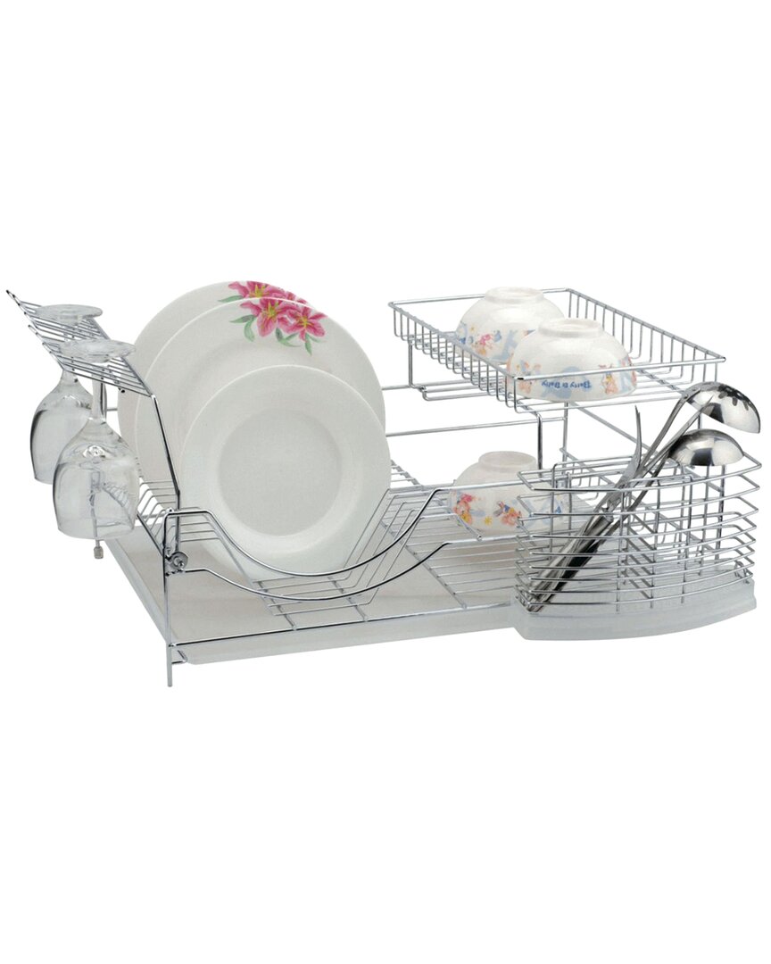 Better Chef 22-inch 2-tier Chrome Dish Rack