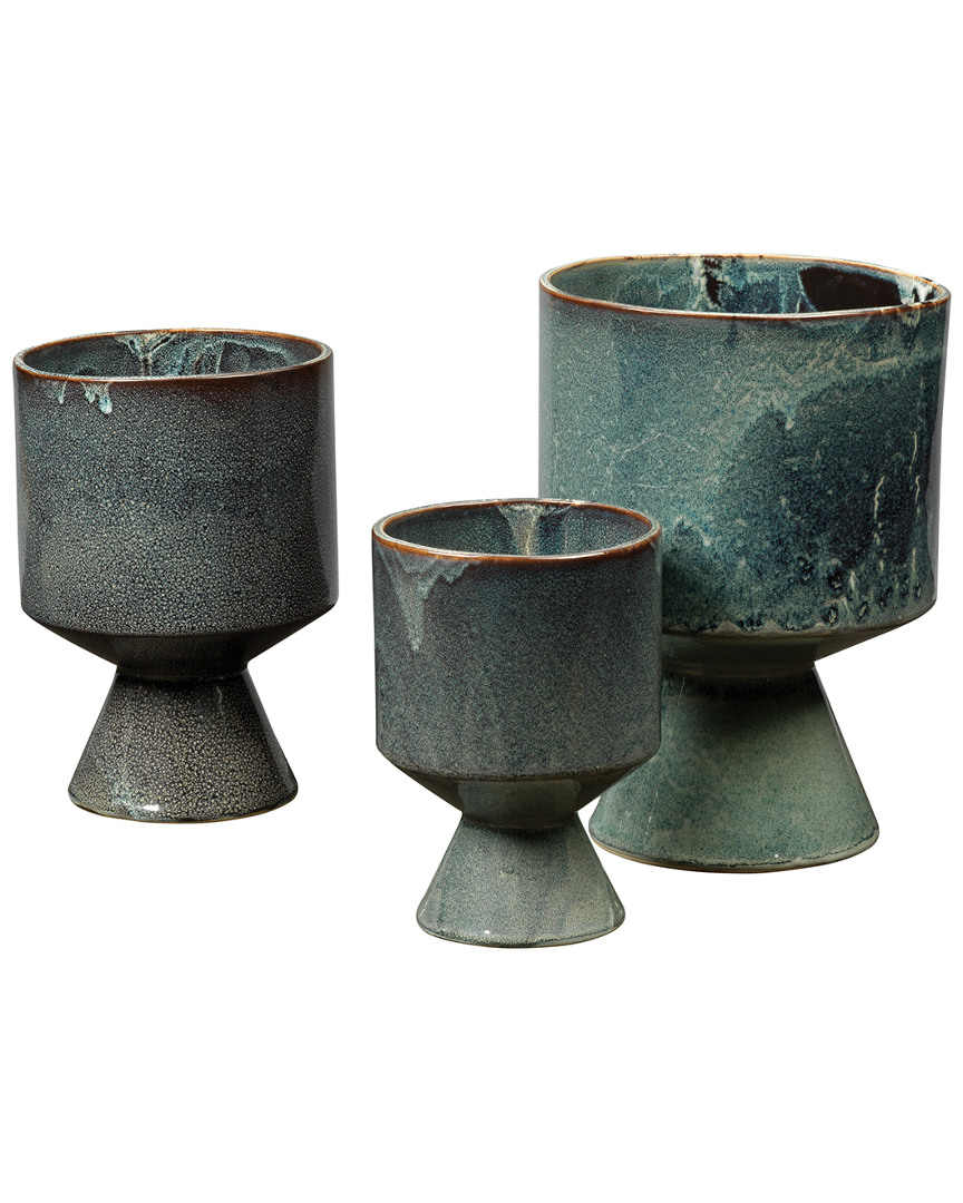 Shop Jamie Young Set Of 3 Berkeley Pots