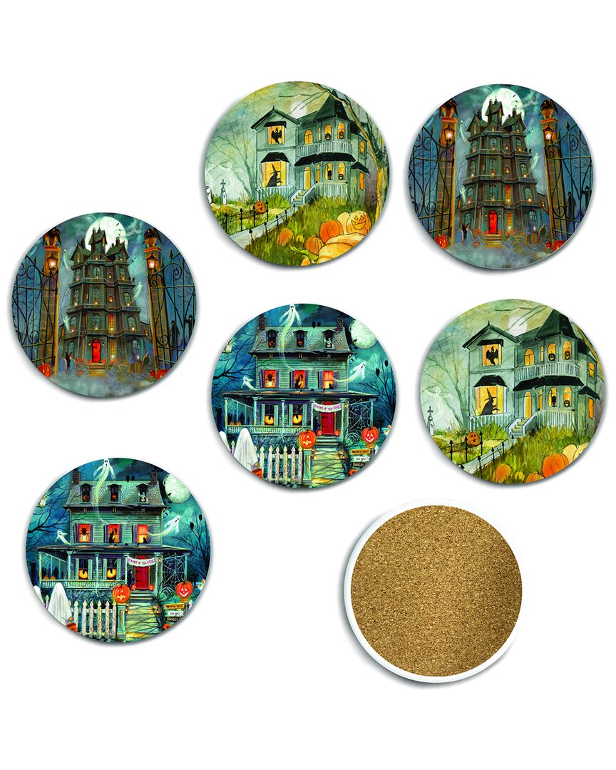 Courtside Market Wall Decor Courtside Market 6pc Ceramic Coaster Set In Multi