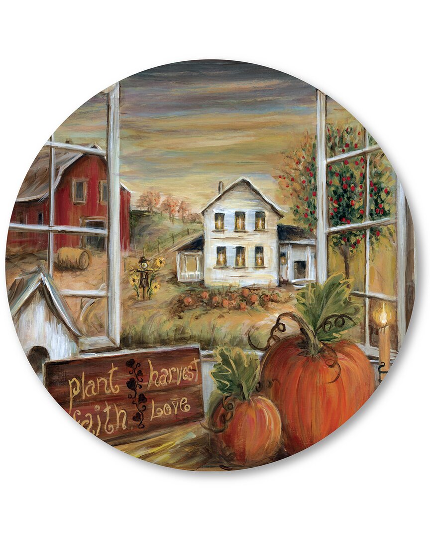 Courtside Market Wall Decor Courtside Market Circular Art Board In Multi