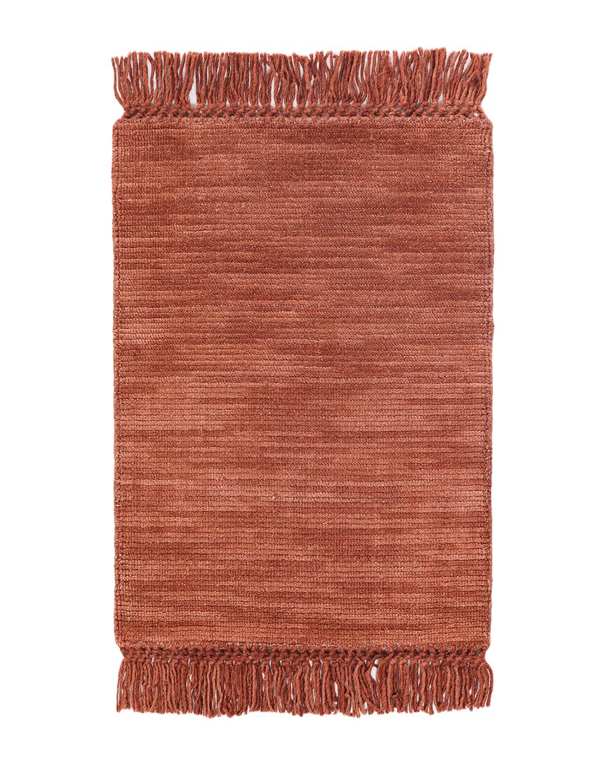 Obeetee Eva Rug In Burgundy
