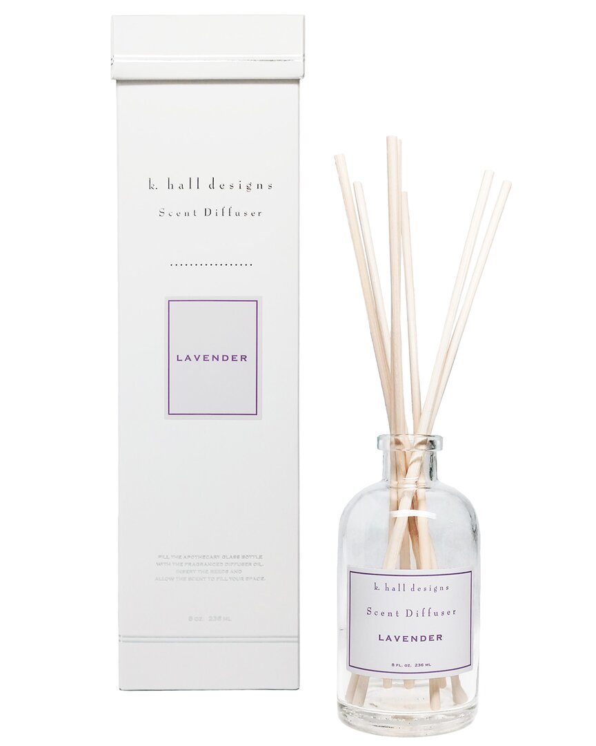 K. Hall Designs Lavender Diffuser Kit In Clear