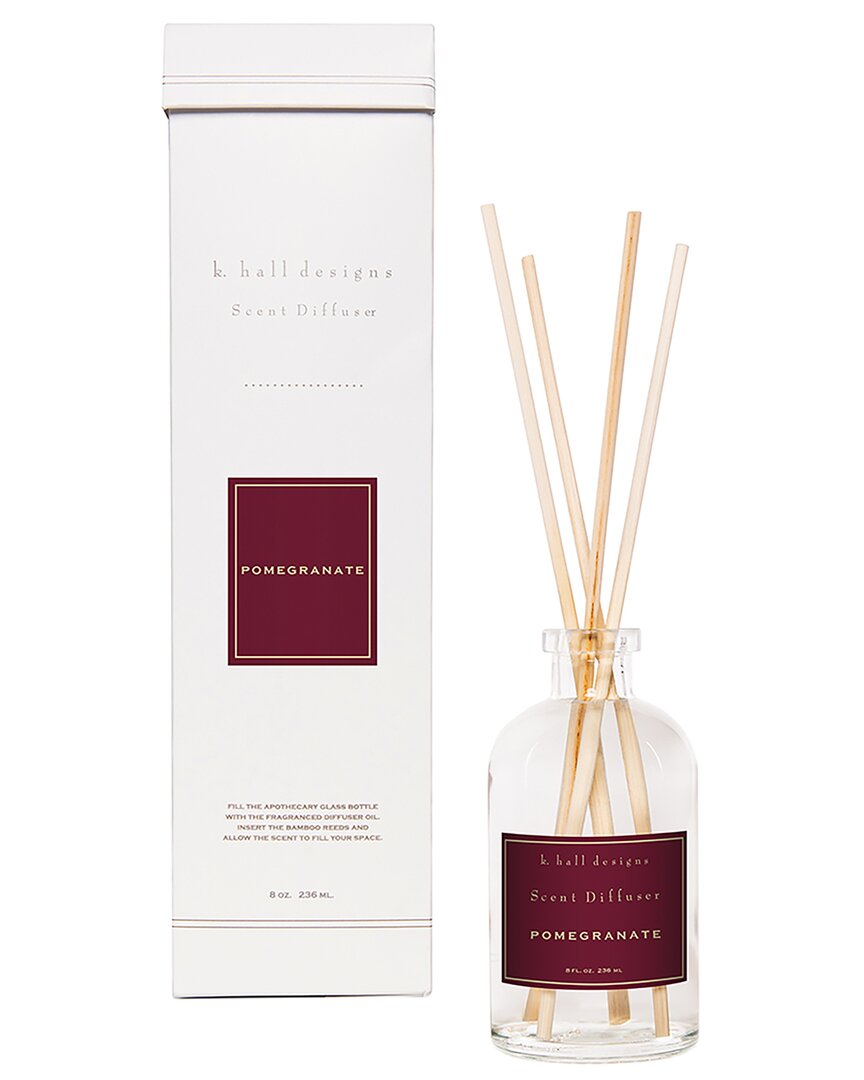 K. Hall Designs Pomegranate Diffuser Kit In Clear