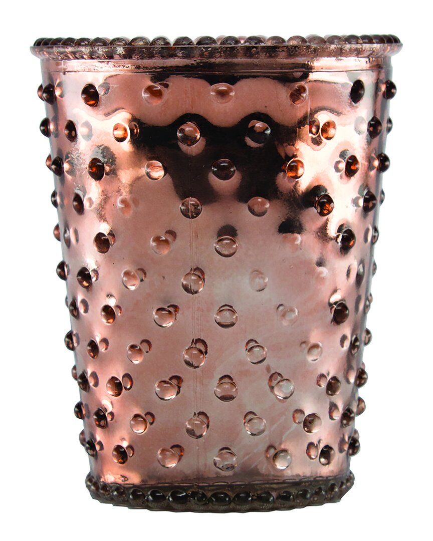 Simpatico Fir & Grapefruit Limited Edition Hobnail Glass Candle In Silver