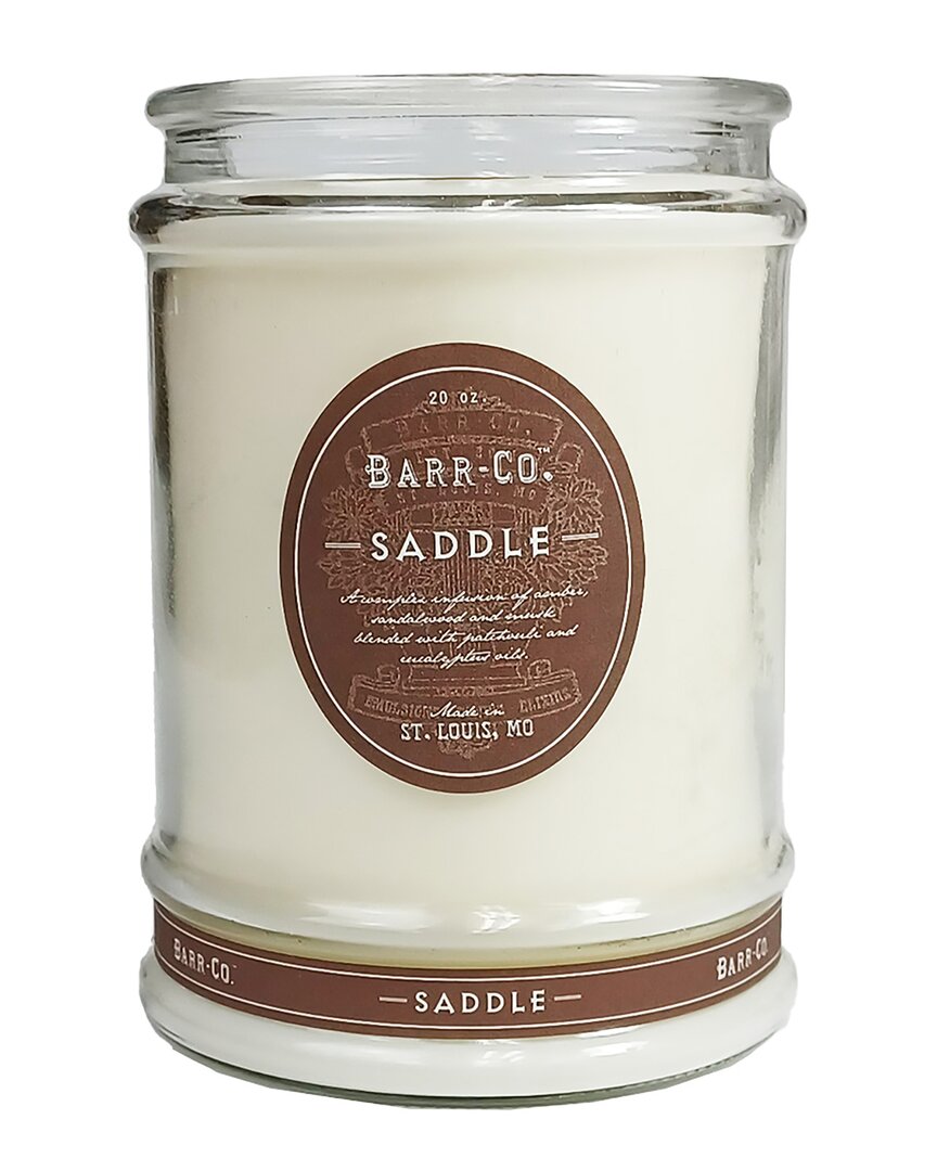 Barr-co. Saddle Tumbler Candle In Clear