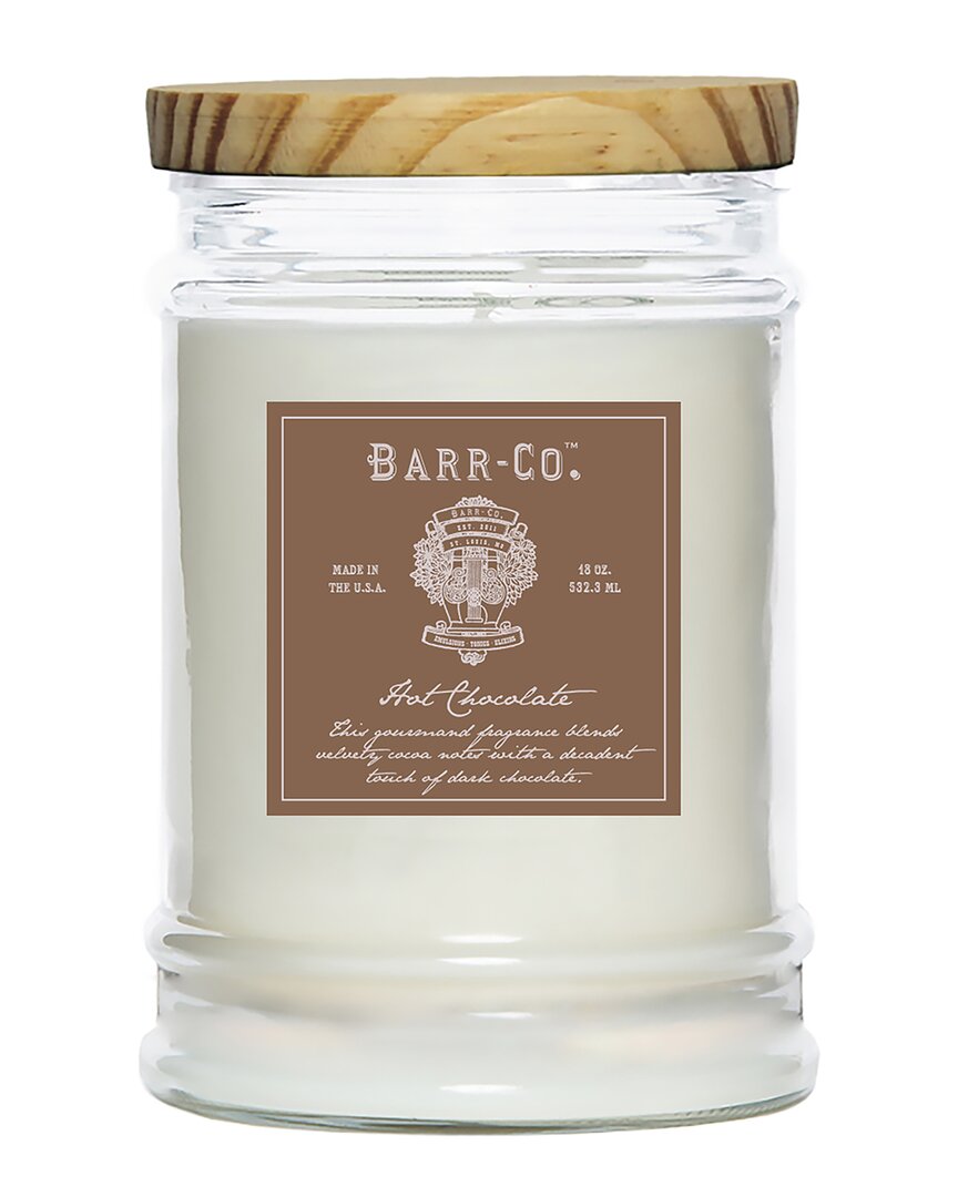 Barr-co. Hot Chocolate Tumbler Candle In Clear