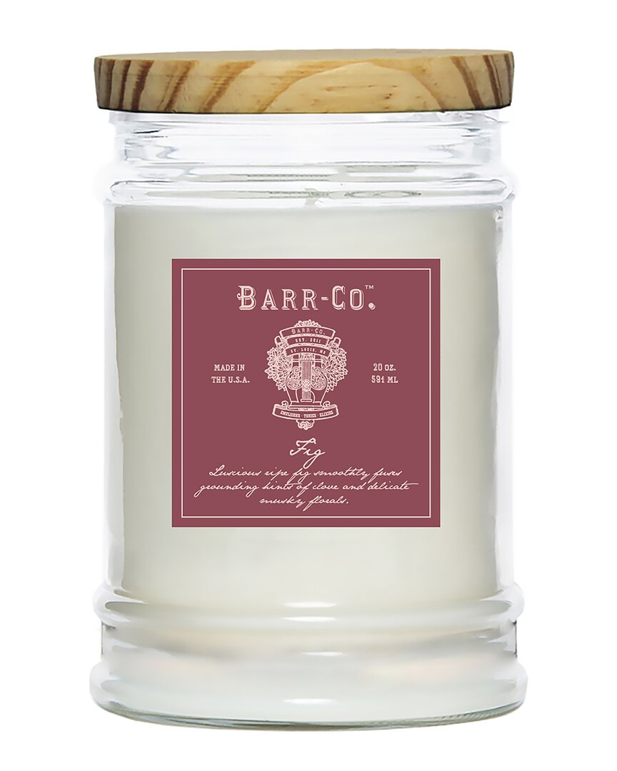Barr-co. Fig Tumbler Candle In Clear