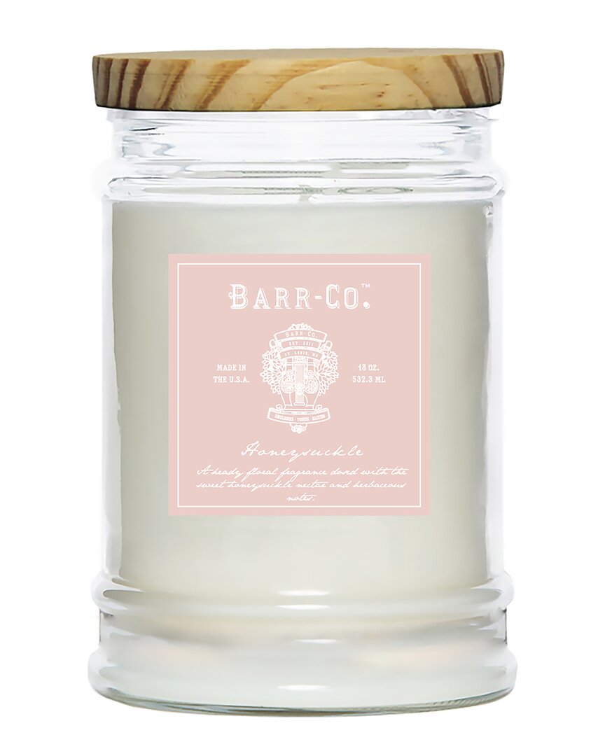 Barr-co. Honeysuckle Tumbler Candle In Clear