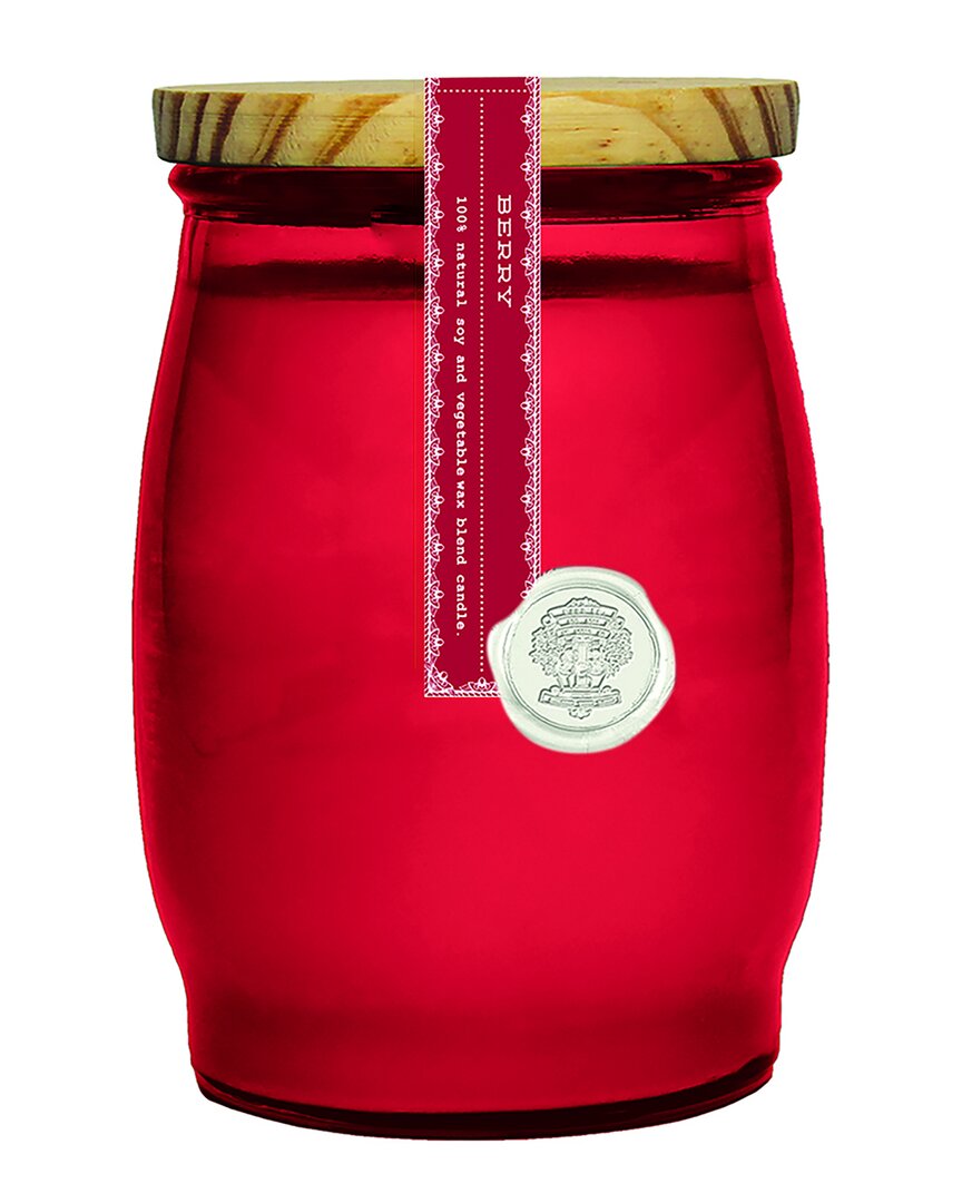Barr-co. Soap Shop Berry Barrel Candle In Red