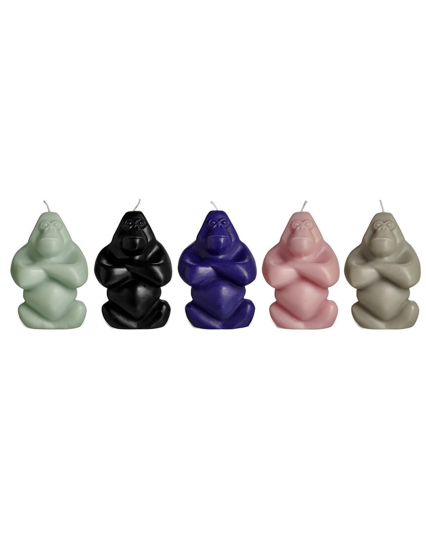 Kosta Boda Set Of 5 Gabba Gabba Candles