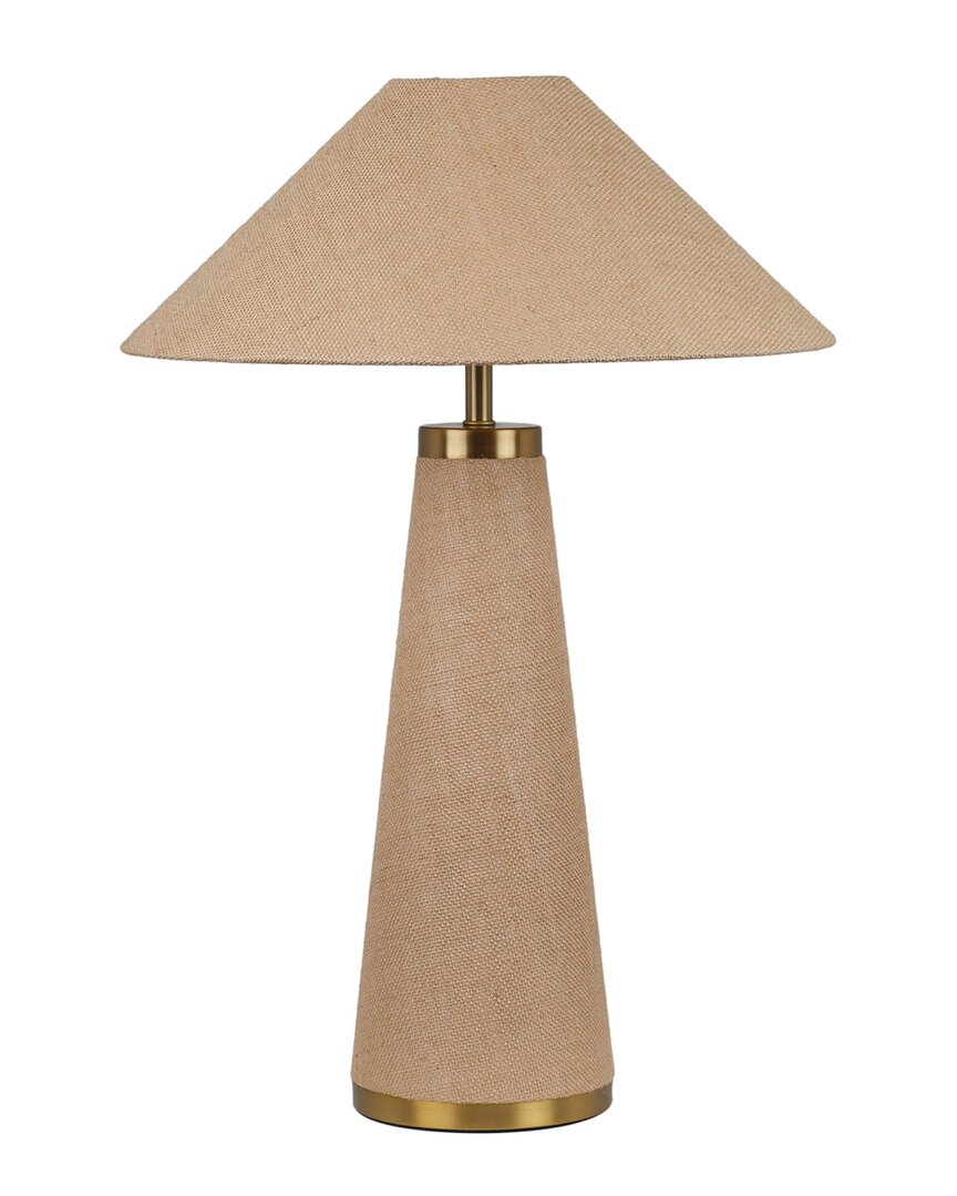 Tov Furniture Graham Natural Jute Table Lamp In Neutral