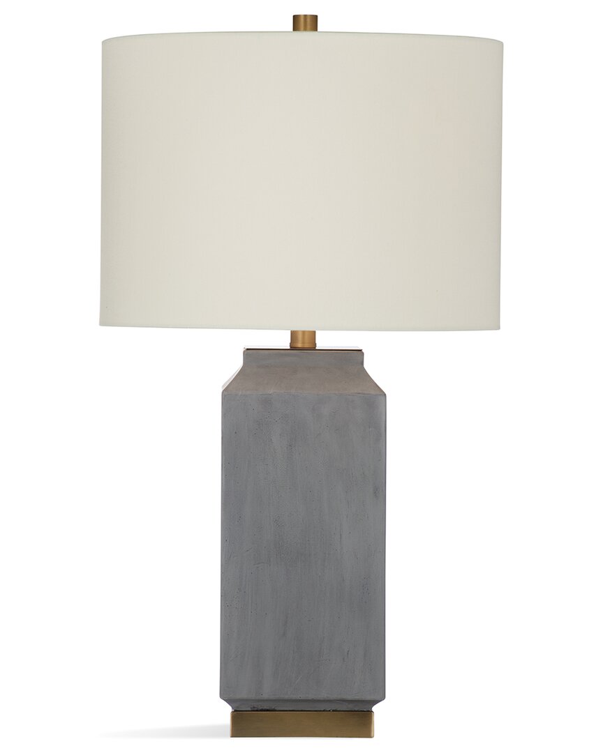 Bassett Mirror Broad Peak Table Lamp In Grey
