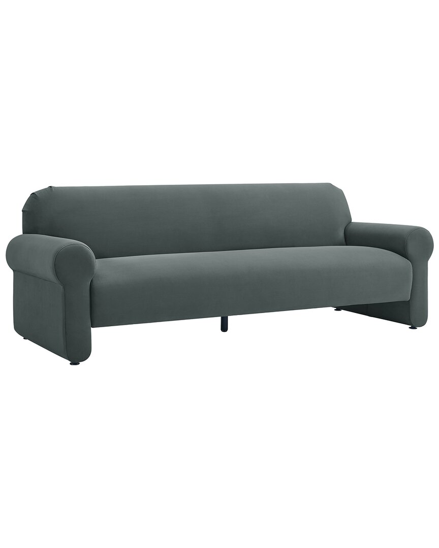 Tov Furniture Keelee 84in Velvet Sofa In Grey