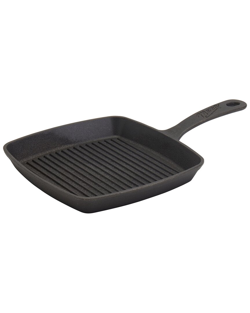 Mason Craft & More Mason Craft And More 8 Cast Iron Square Grill Pan In Black