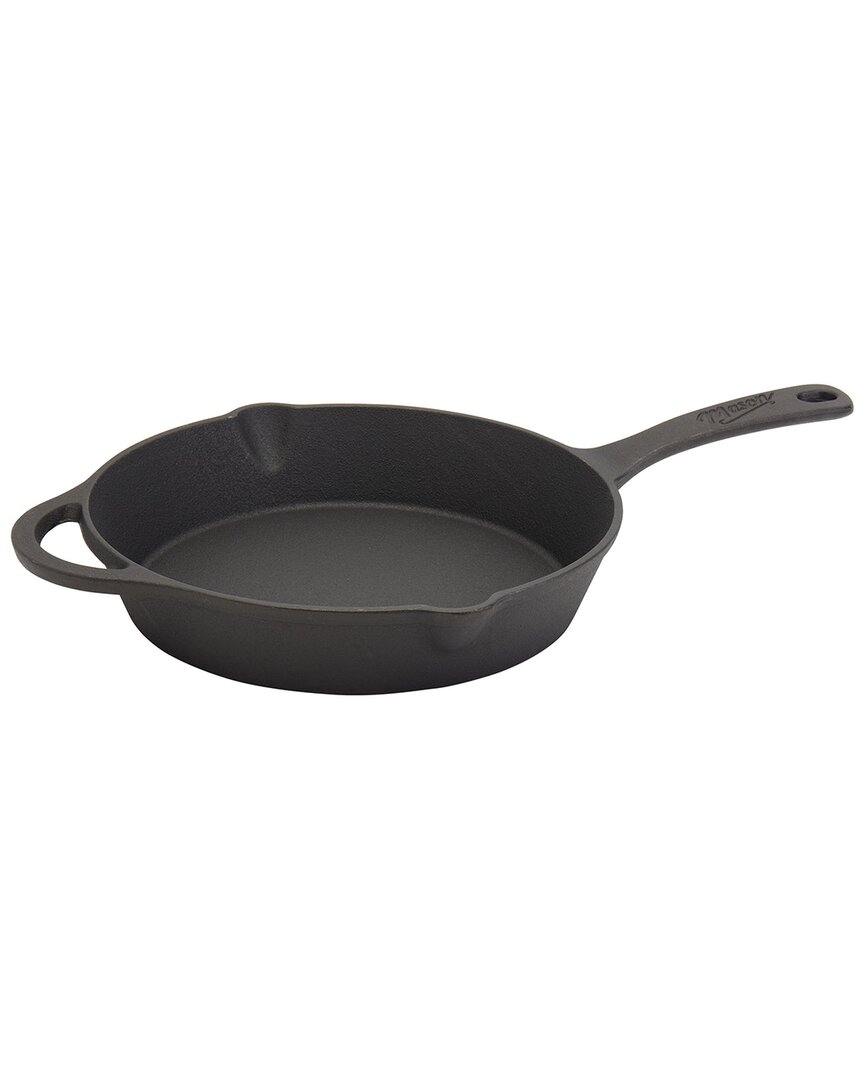 Mason Craft & More Mason Craft And More 10 Cast Iron Fry Pan With Assist Handle In Black