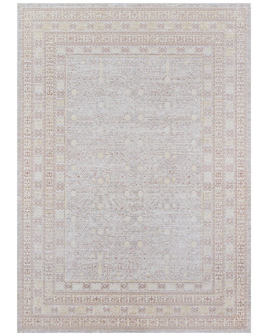 Ecarpet Isabella Traditional Area Rug In Neutral