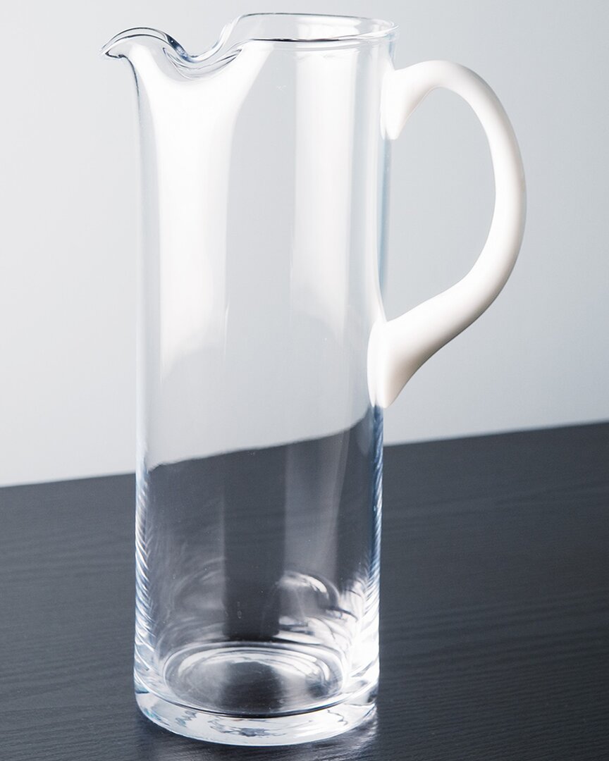 Barski Glass Straight Sided Glass Pitcher In Clear