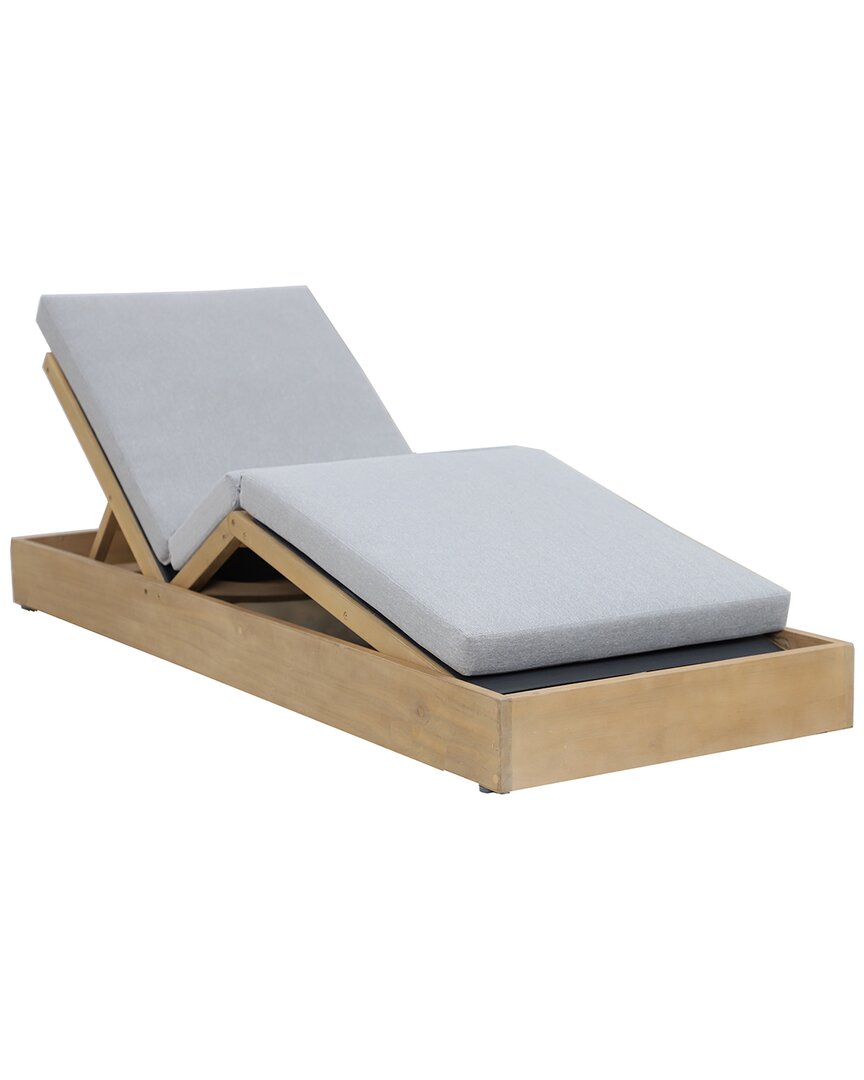 Pangea Home Mico Lounger In Grey