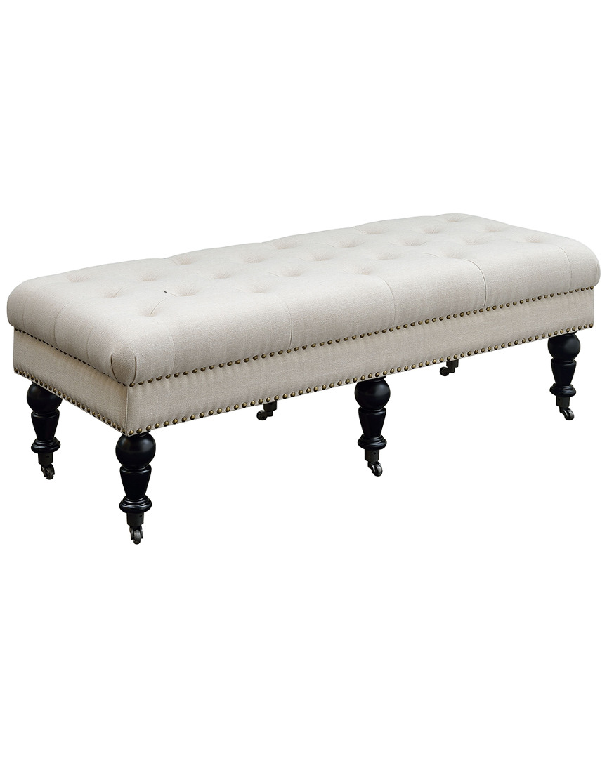 Linon Furniture Linon Tess Natural 50in Bench