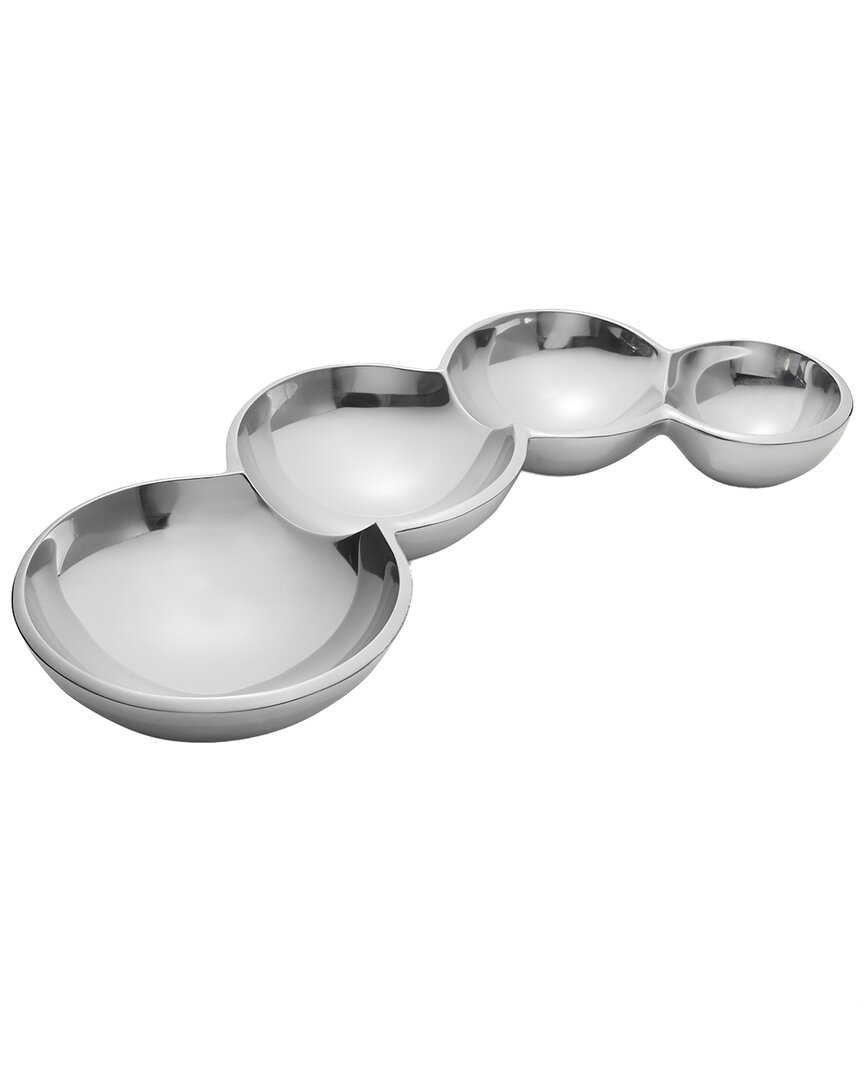 Nambe Nambé Caterpillar Condiment In Silver