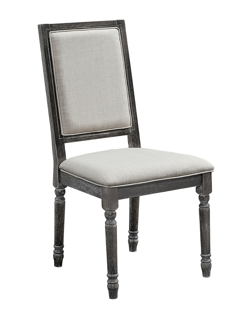 Progressive Furniture Set Of 2 Upholstered Back Chairs