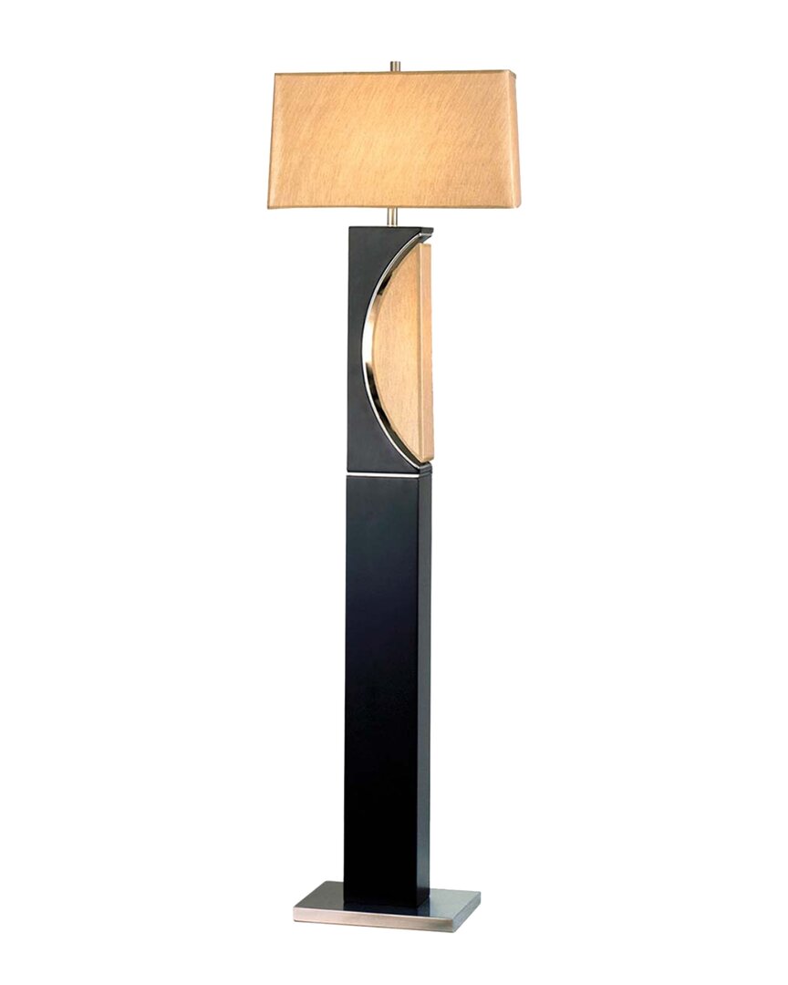 Nova Of California Half Moon Floor Lamp With Nightlight In Multi