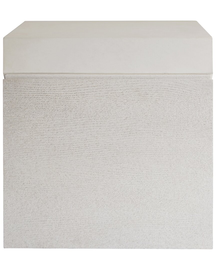 Bernhardt Ellison Square Side Table In White