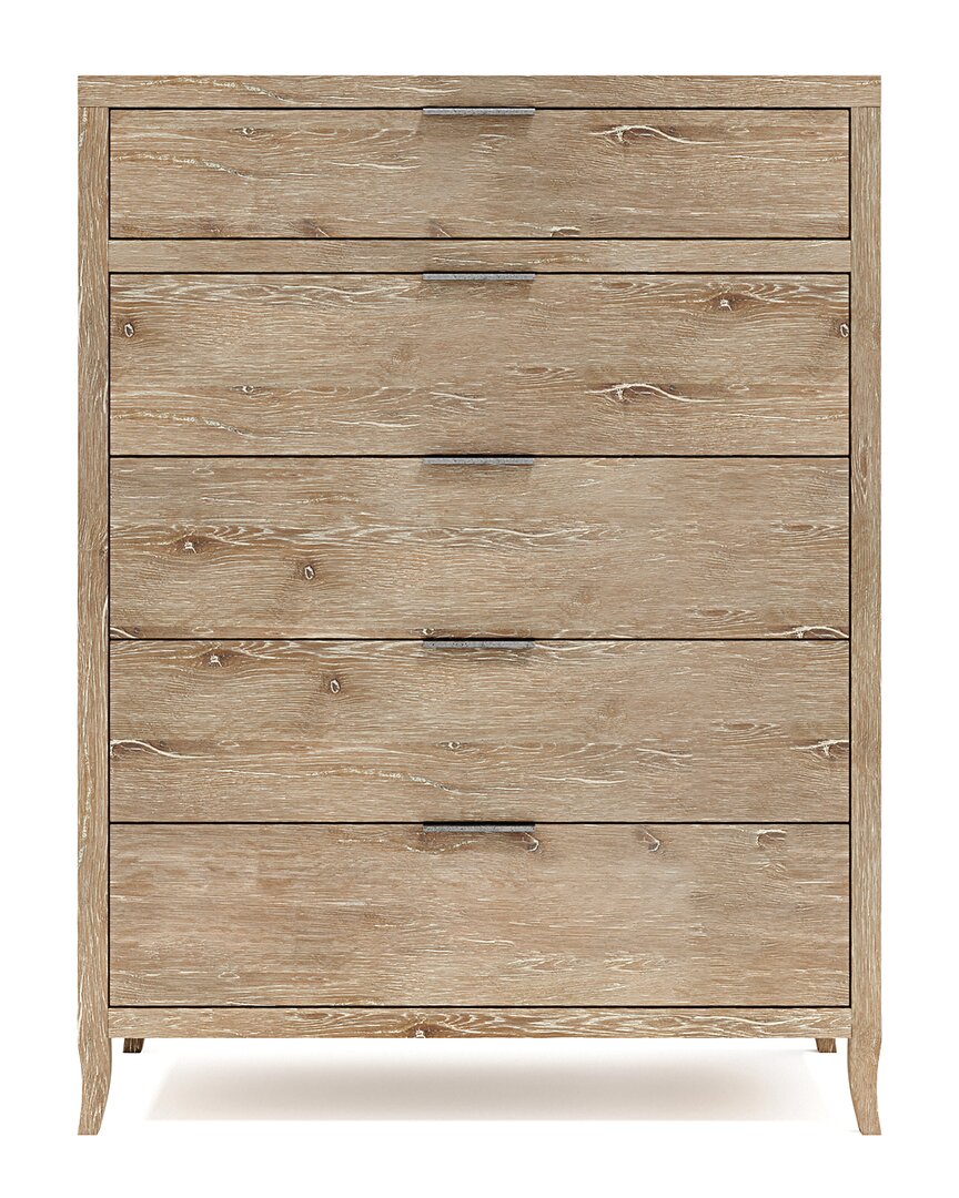 Bernhardt Tribeca Tall Drawer Chest In Brown