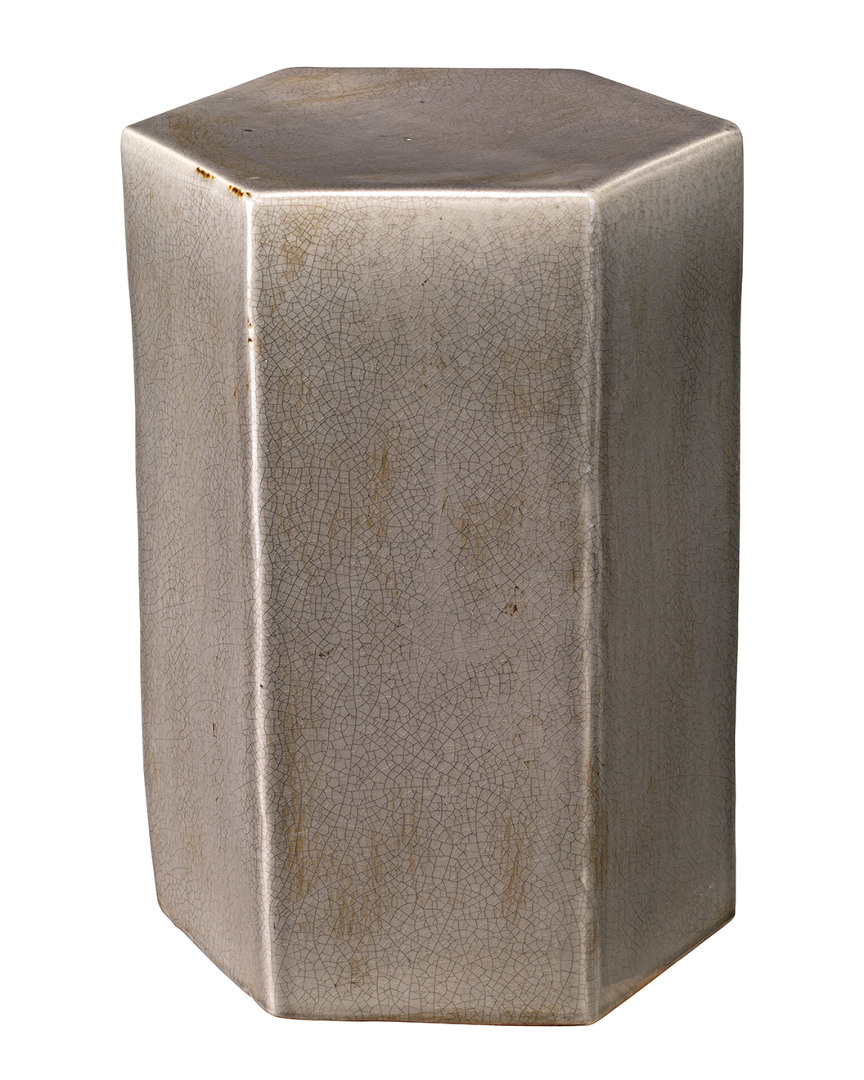 Jamie Young Large Porto Side Table In Gray