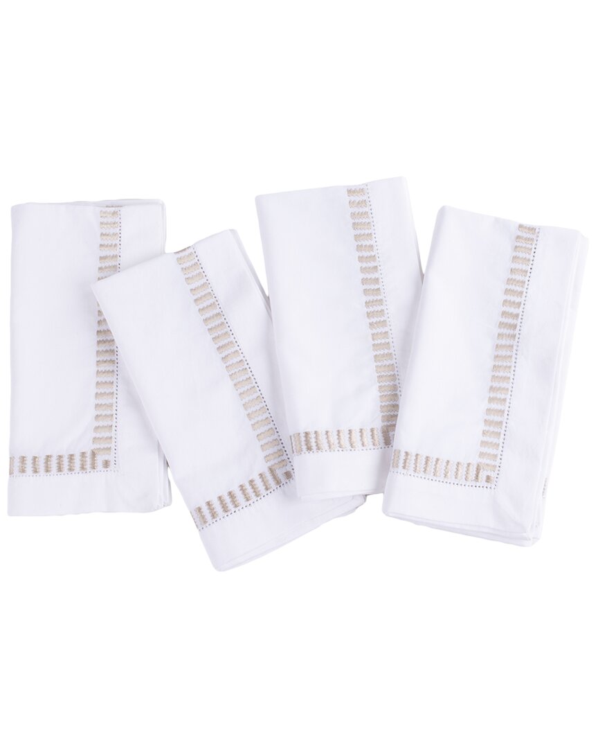 Amity Home Set Of 4 Savona Dinner Napkins