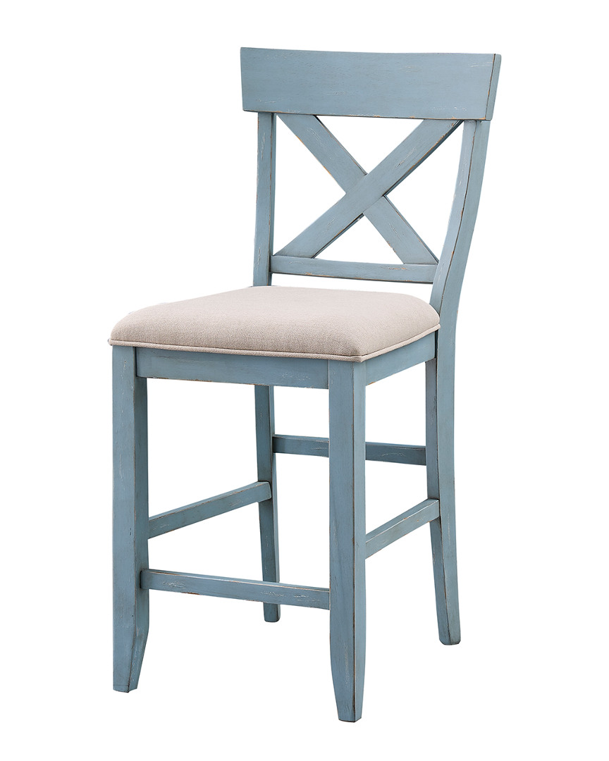 Coast To Coast Set Of 2 Bar Harbor Counter Height Dining Chairs