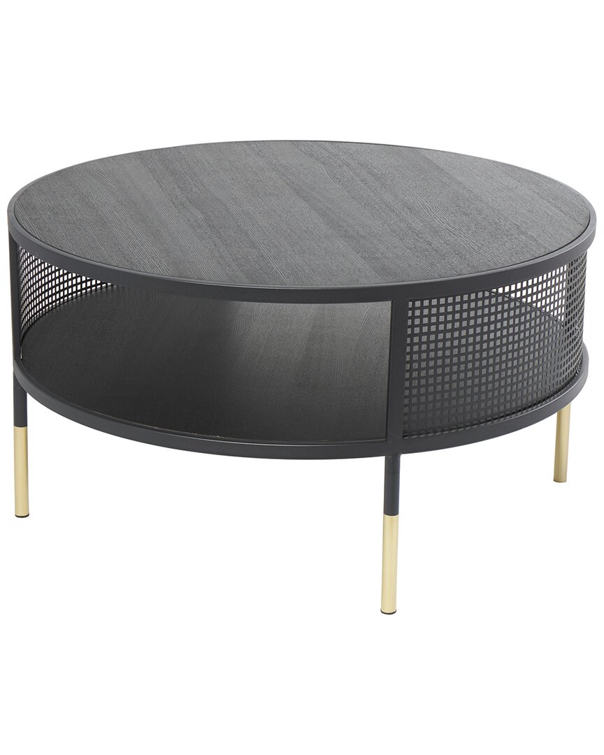 Peyton Lane Open Grid Frame Metal Coffee Table