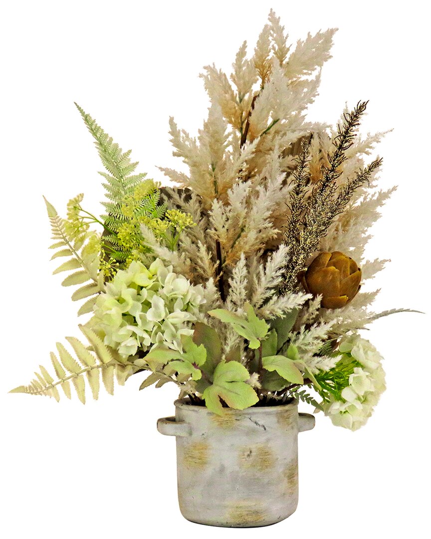 NATIONAL TREE COMPANY NATIONAL TREE COMPANY 33IN POTTED HYDRANGEA AND PALM ASSORTMENT