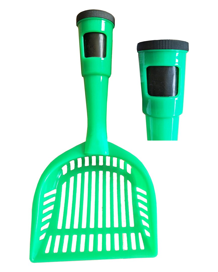Pet Life Poopin-scoopin Dog And Cat Pooper Scooper Litter Shovel With Built-in Waste Bag Handle Holster