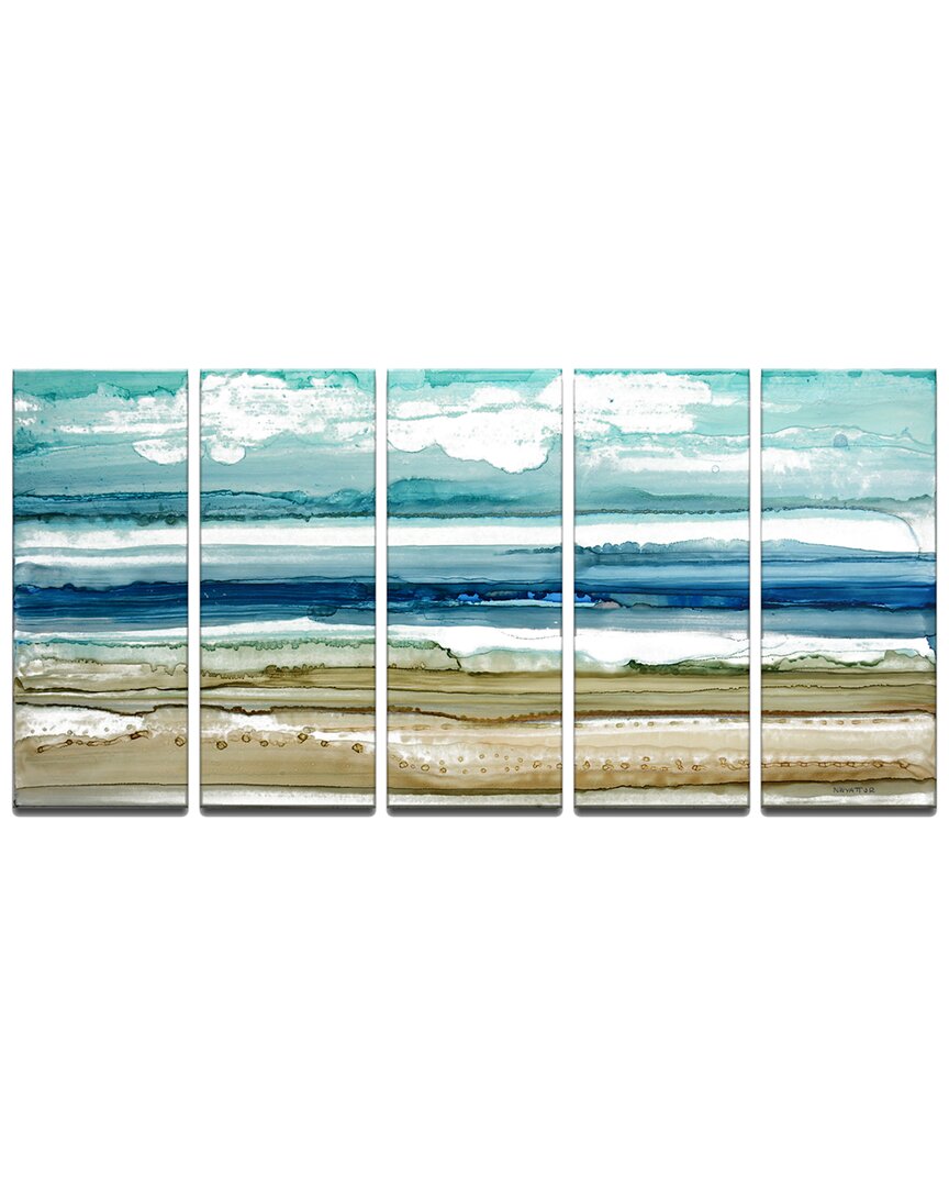 Ready2hangart Dreamers Shore 5pc Wrapped Canvas Wall Art By Norman Wyatt