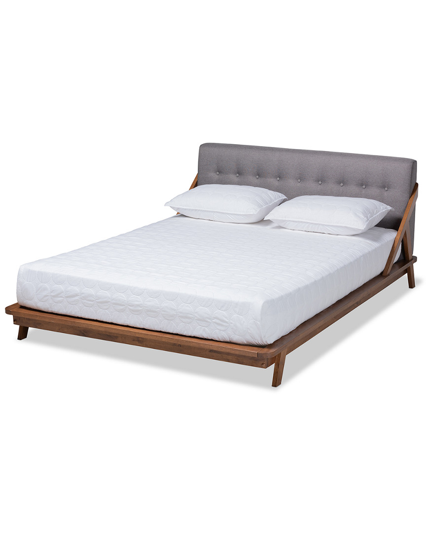 Baxton Studio Sante King Size Platform Bed