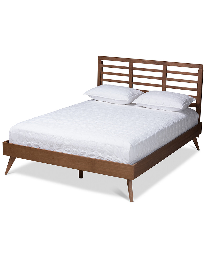 Baxton Studio Calisto Queen Size Platform Bed