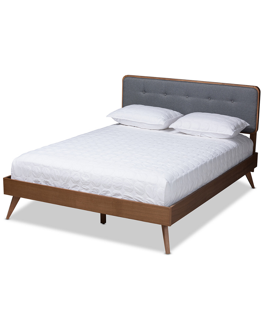 Baxton Studio Dilara Queen Size Platform Bed