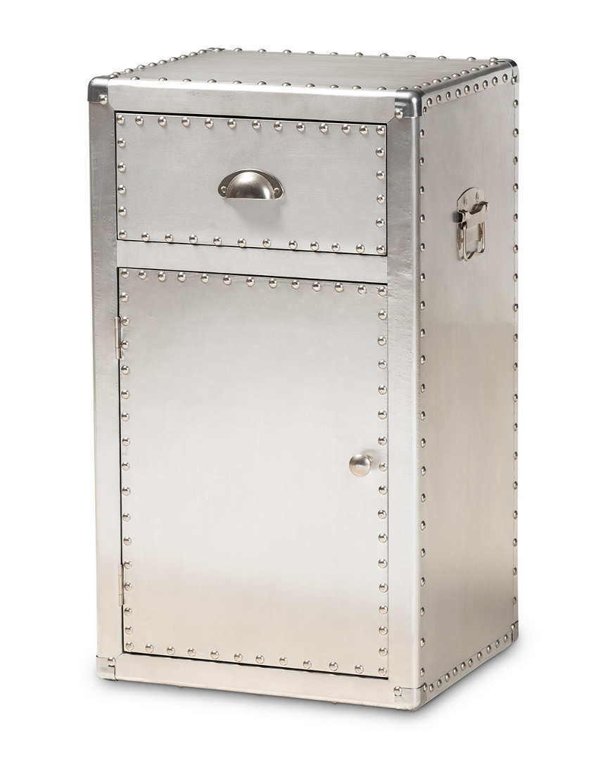 Baxton Studio Serge 1-door Accent Storage Cabinet