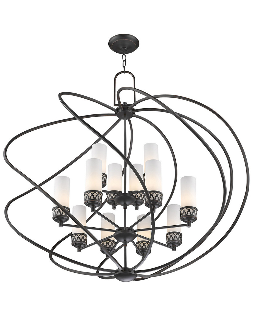 Livex Lighting Livex Westfield 8-light + 4-light Ob Foyer Chandelier