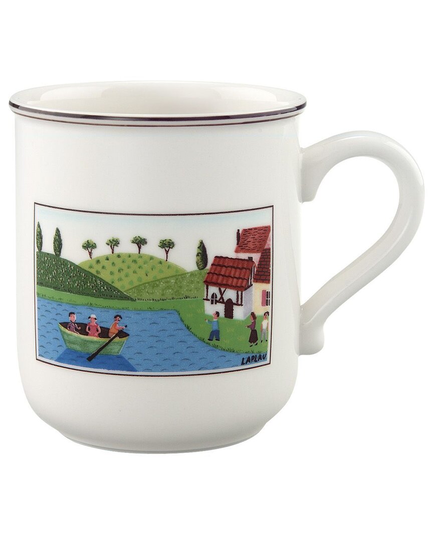 Villeroy & Boch Design Naif Mug Boaters In White