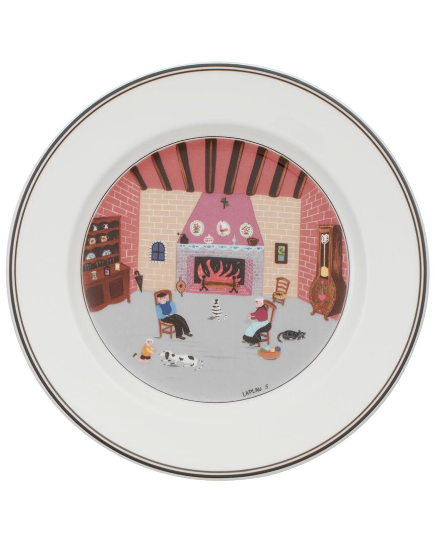 Villeroy & Boch Design Naif By The Fireside Salad Plate In White