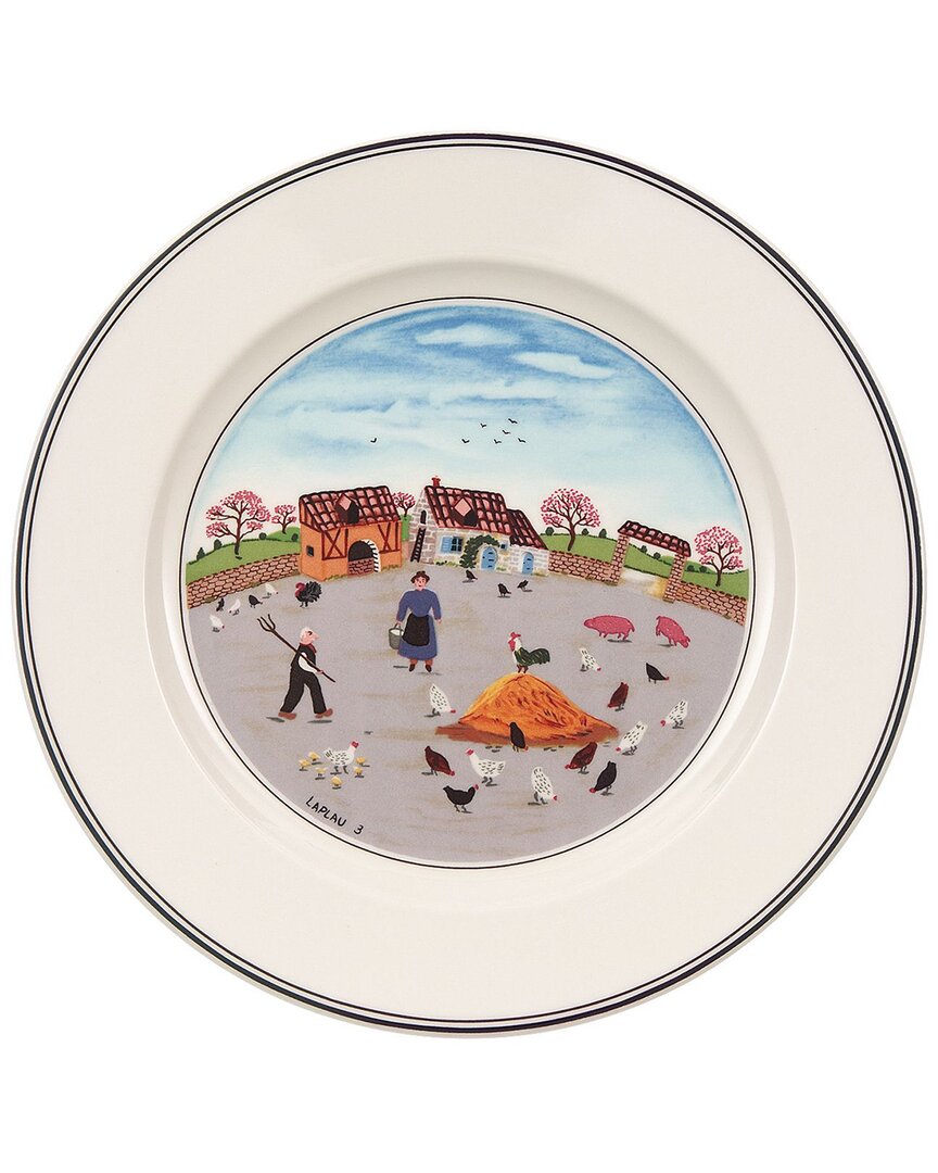 Villeroy & Boch Design Naif Country Yard Salad Plate In White