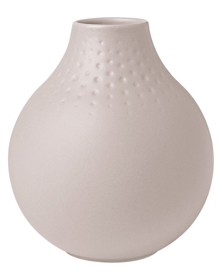 Villeroy & Boch Manufacture Collier Beige Small Perle Vase